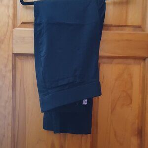 NWOT JET BLACK DRESS WIDE BAND SKINNY  PANT